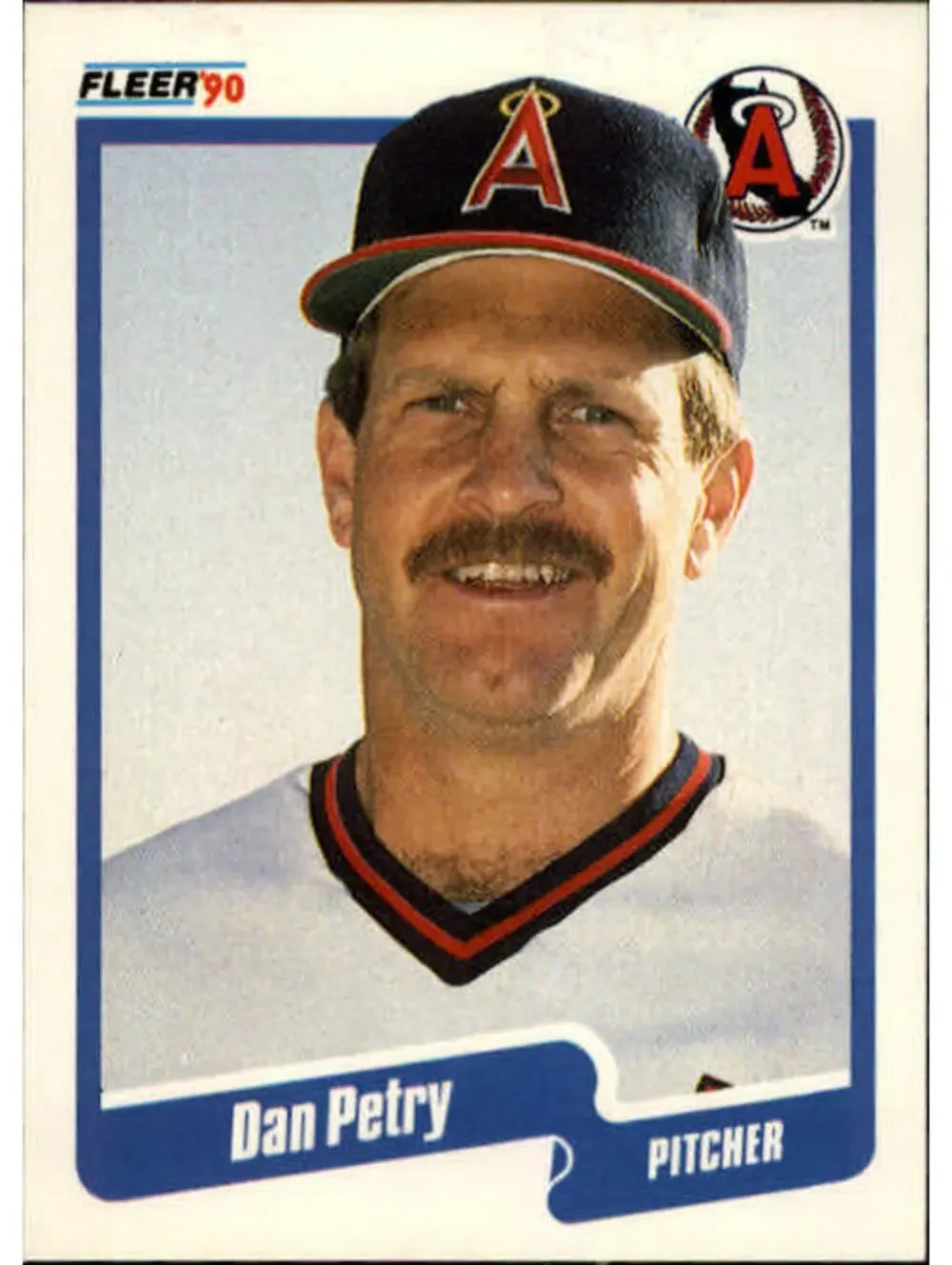 1990 Dan Petry Fleer Baseball Card #142